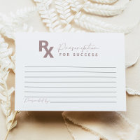 MAEVE Rose Gold Nurse - Carte de conseils pour l'o