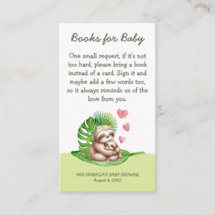 D'accompagnement Maman & Baby Sloth - Livres Pour Bébé - Carte Douc