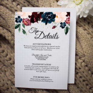 D'accompagnement Mariage de fête d'été Détails Carte de boîtier