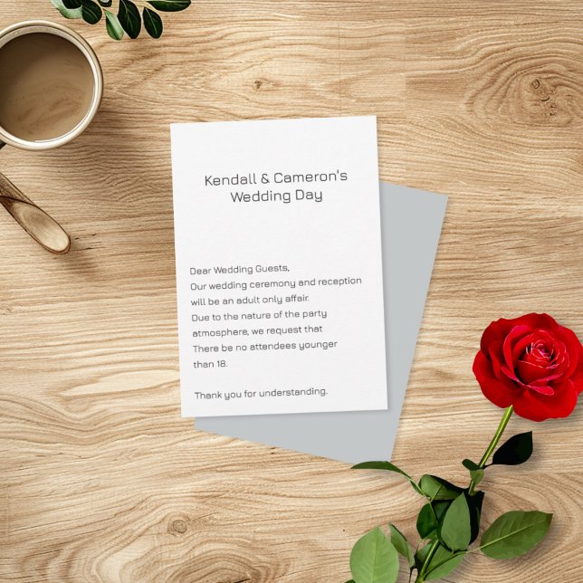 D'accompagnement Mariage Neutre Pas De Boîtier Enfant Petites Carte (Créateur téléchargé)