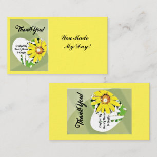 D'accompagnement Merci PERSONNALISABLE - CARTE FLORISTIQUE
