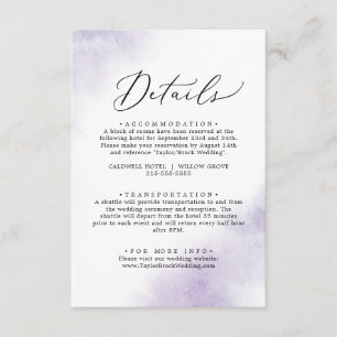 D'accompagnement Nettoyage aquarelle Carte de boîtier de détails