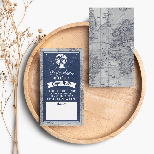 D'accompagnement "Oh Les Endroits Où Il Ira !" Carte de voyage Bébé (Créateur téléchargé)