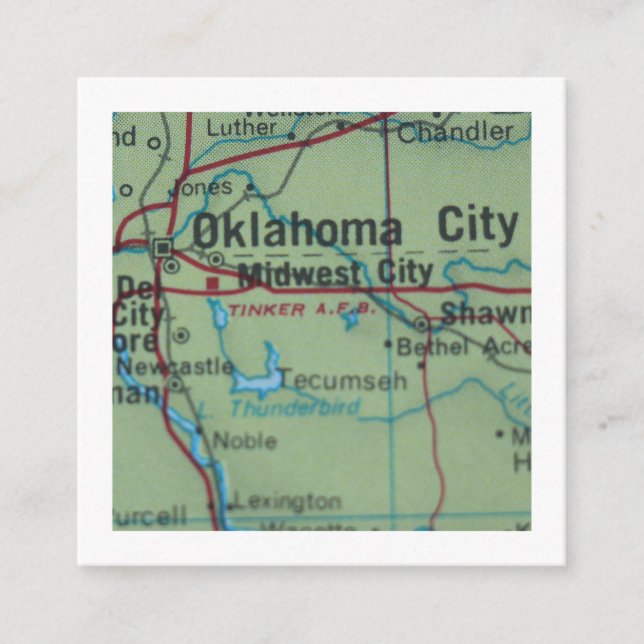 D'accompagnement oklahoma Nous avons déplacé une nouvelle carte d'a (Devant)