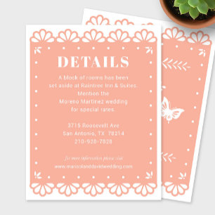 D'accompagnement Papier Picado Style Détails Carte de boîtier