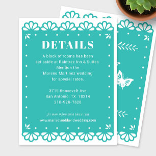 D'accompagnement Papier Picado Style Détails Carte de boîtier