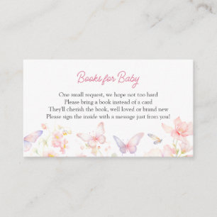 D'accompagnement Papillon sur le chemin Livres pour la carte de boî