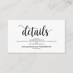 D'accompagnement Parfait Mariage Site Web Détails Carte de boîtier