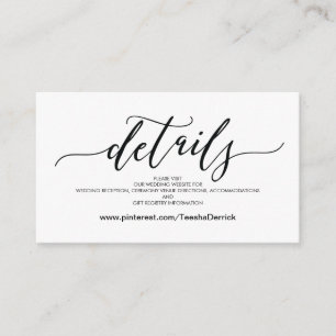 D'accompagnement Parfait Mariage Site Web Détails Carte de boîtier