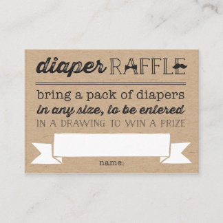 D'accompagnement Petite Moustache Cute Carte de Ticket de Tombola d