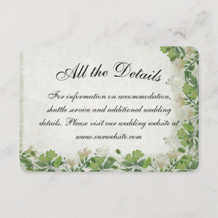 D'accompagnement Pré victorien - Carte de boîtier mariage