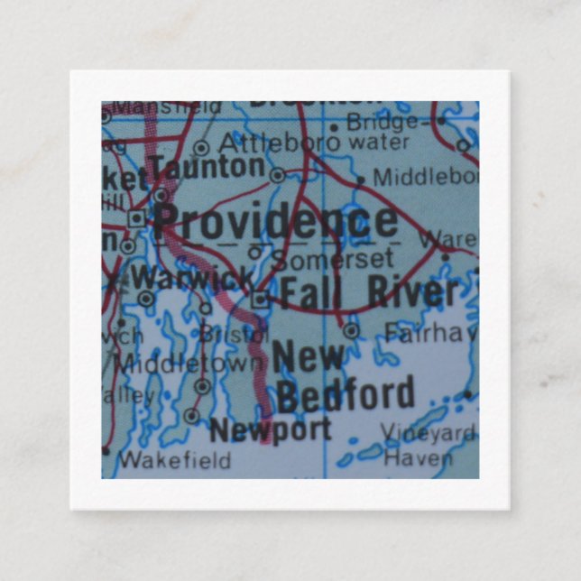 D'accompagnement Providence Nous avons déplacé une nouvelle carte d (Devant)