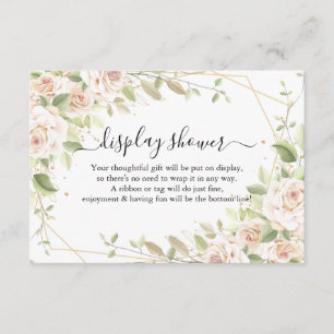 D'accompagnement Rose Afficher la carte de boîtier du Wedding showe