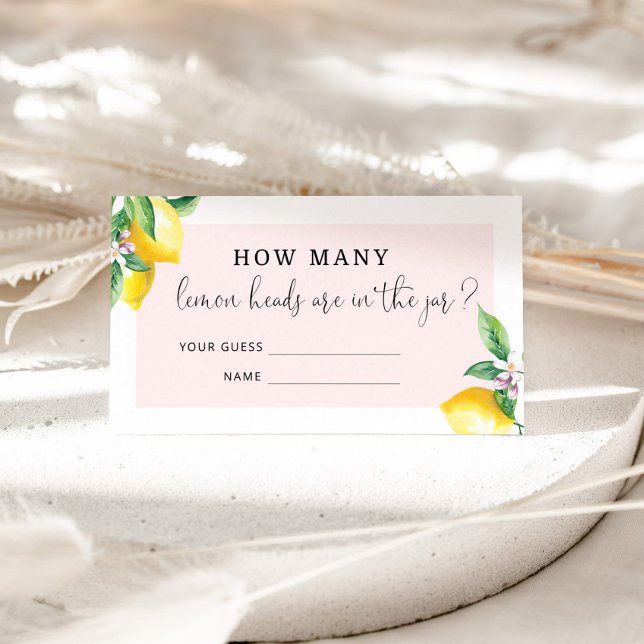 D'accompagnement Rose Combien de têtes de citron carte de boîtier (Créateur téléchargé)