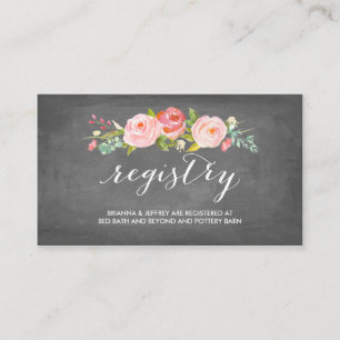 D'accompagnement Rose Garden Floral Mariage Carte d'enregistrement