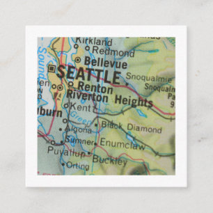 D'accompagnement Seattle Nous avons déplacé une nouvelle carte d'ad