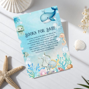 D'accompagnement Sous la carte Sea Books for Baby shower