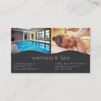 D'accompagnement Spa, massage & Wellness Resort Carte de visite