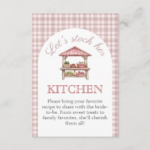 D'accompagnement Stock sa recette de cuisine Fête des mariées carte