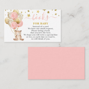 D'accompagnement Teddy Bear Girl Apportez une carte de livre