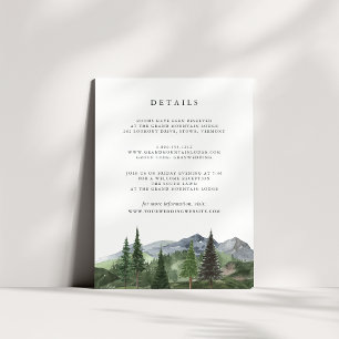 D'accompagnement Timberline Mariage - Détails - Carte de boîtier
