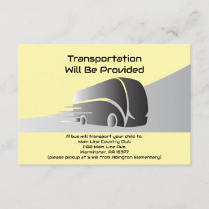 D'accompagnement Transport Partie Mini Carte de bus Transport Van