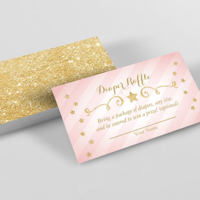 D'accompagnement Twinkle Twinkle Little Star Diaper Carte Raffle (Créateur téléchargé)