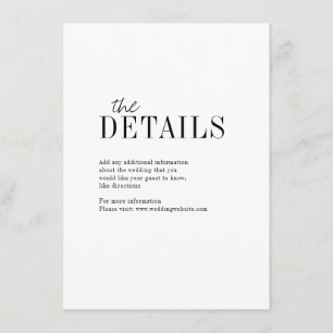 D'accompagnement Typographie moderne minimaliste élégante carte de