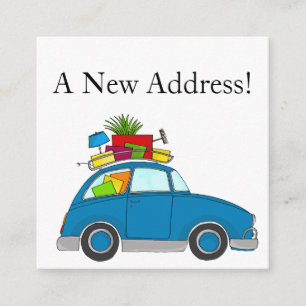 D'accompagnement Voiture Vintage Nouvelle carte d'adresse