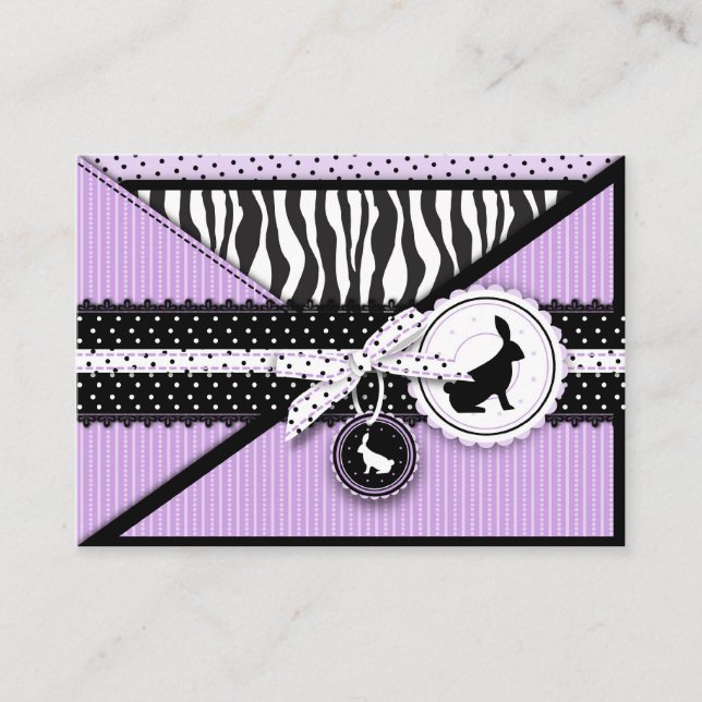 D'accompagnement Wild About Bunnies Rappel Carte pour notes (Devant)