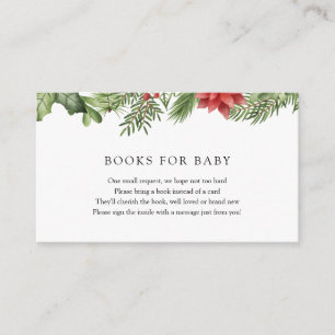 D'accompagnement Winter Greenery Livres pour Baby insert carte