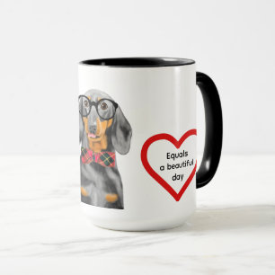 DACHSHSHING ET CAFÉ MUG