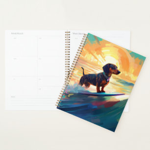 Dachshund Beach Surf Peinture