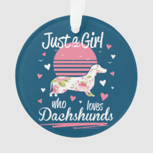 Dachshund Design, Juste Une Fille Qui Aime Les Dac