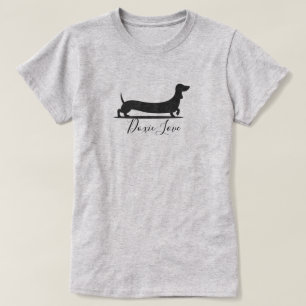 Dachshund Dog Love T-Shirt Basic