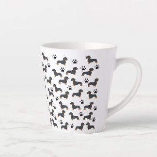 Dachshund et Motif Empreinte de patte Mug