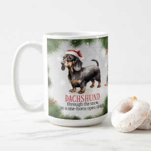 Dachshund Funny Christmas Chien café Mug