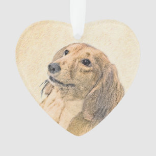 Dachshund (Longhaerien) Peinture - Art Chien origi