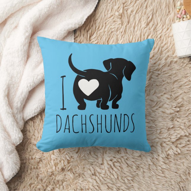 Dachshund Love Jeu Oreiller (Couverture)
