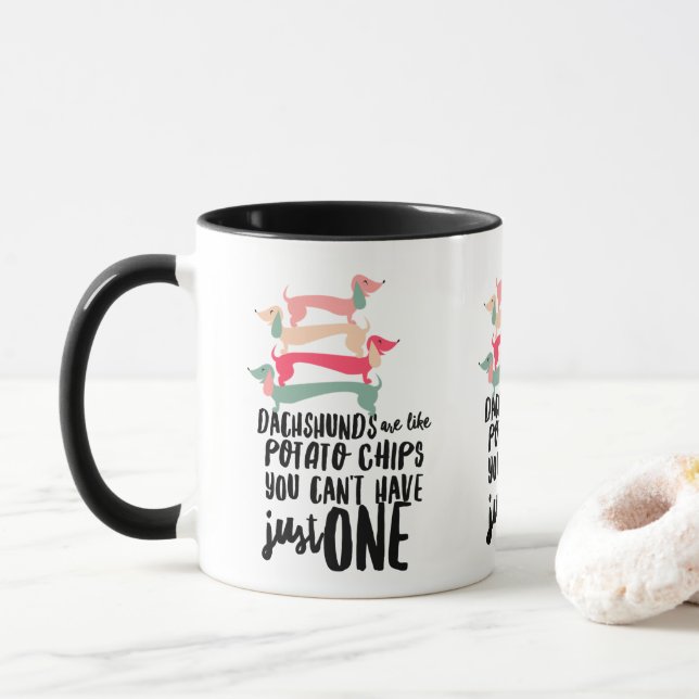 Dachshund Love Mug (Avec donut)