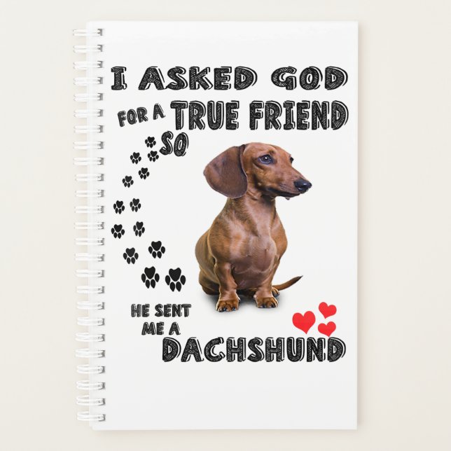 Dachshund Miniature Gift, Sausage Dog, Weenie Wog, (Devant)