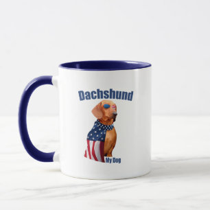 Dachshund Mug - Amusant Amoureux des chiens patrio