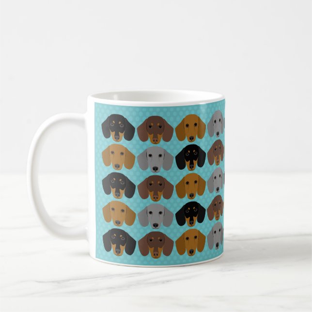Dachshund Mugs (Gauche)