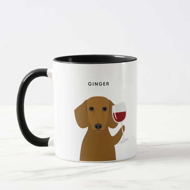 Dachshund Mugs (Gauche)