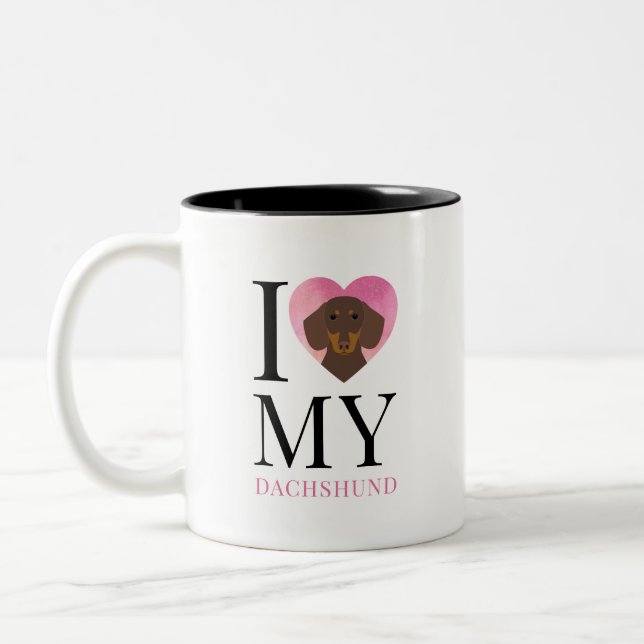Dachshund Mugs (Gauche)