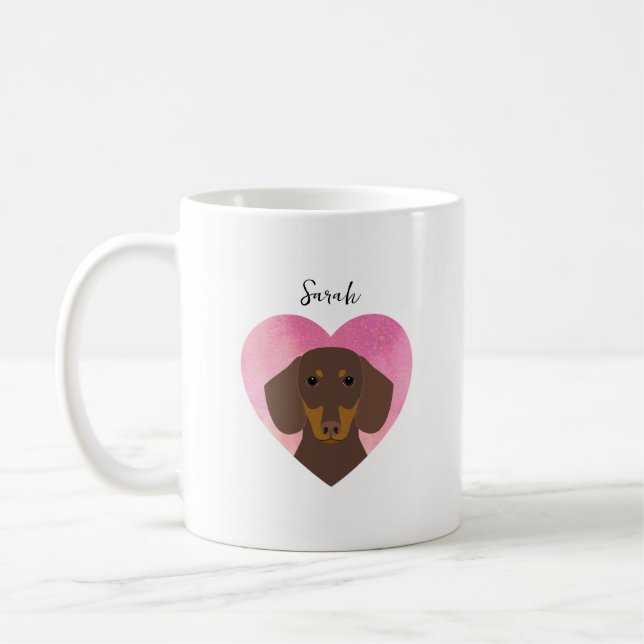 Dachshund Mugs (Gauche)