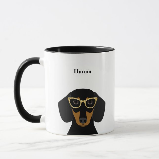 Dachshund Mugs (Gauche)