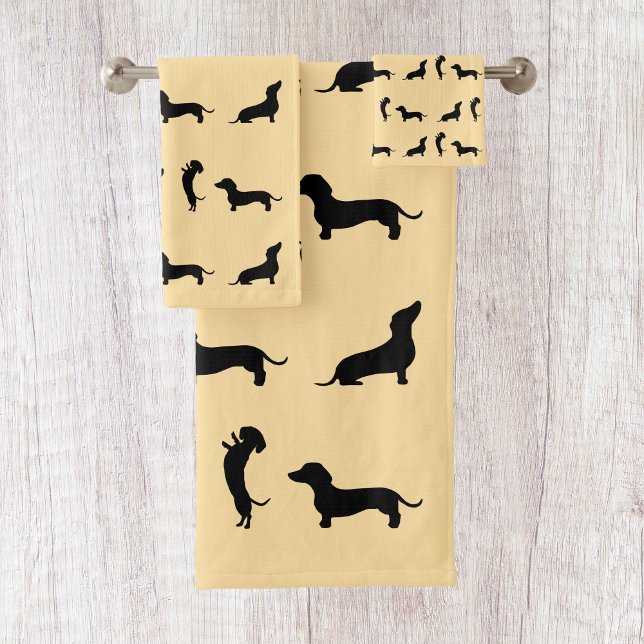 Dachshund noir et blanc (Créateur téléchargé)
