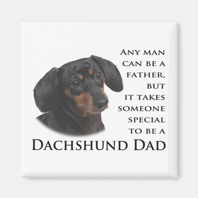 Dachshund Papa Magnet (Devant)