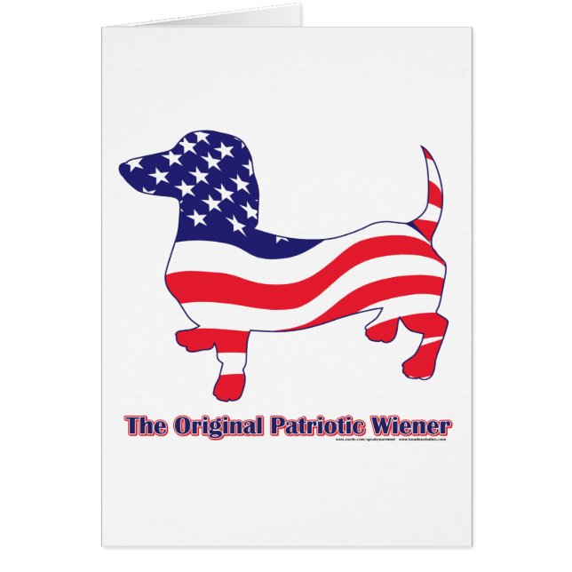 Dachshund patriotique - Doxie (Devant)
